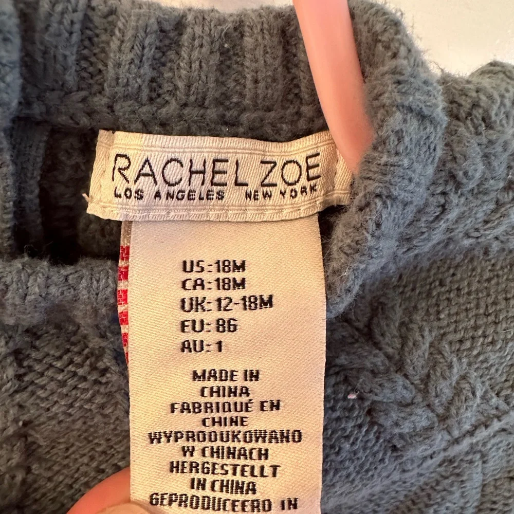 Rachel Zoe sweater dress, 12-18 months